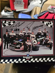 Postal de Dale Earnhardt Goodwrench 1997 autografiada por Chocolate Myers a Ralph - Imagen 1 de 2