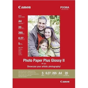 Canon Original PP-201A4 Bubblejet Media Photo Paper A4 20SH 2311B019 Single - Afbeelding 1 van 1