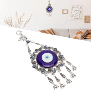 Hollow Flowers Blue Eye Wall Decor Lucky Pendant for Australian Home & Office - Bild 1 von 12