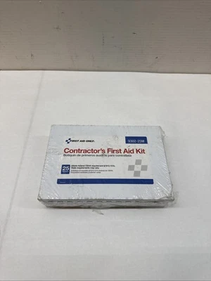 First Aid Only Contractors First Aid Kit 25 Person Metal Case - Image 1 of 2