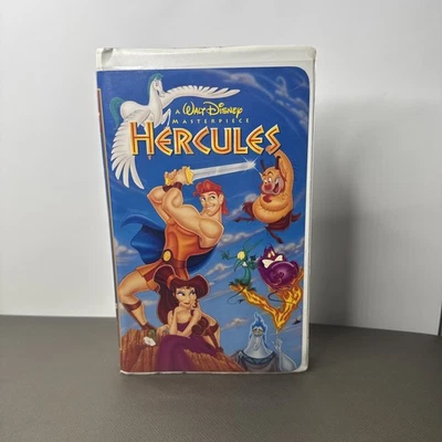 Hercules VHS 1997 Disney Video Tape Masterpiecce VTG Movie Clamshell Nearly New! Foto 1 de 4