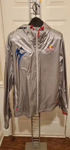 Red Bull Racing Team Full Zip Hood Nascar F1 Champs XL Mens Puma Rain Jacket Cover