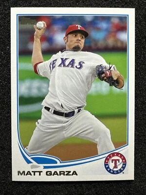 MATT GARZA #US47 2013 Topps Update Series QTY Texas Rangers - Image 1 of 2