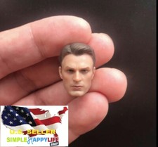 1/12 Head Captain America Chris Evan for 6" Figure SHF Marvel Tbleague ❶USA❶