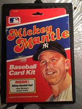 1989 CMC Talking Mickey Mantle Baseball Card Kit
