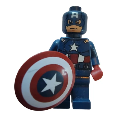 LEGO Capitán América Minifigura Marvel Con Escudo ENVÍO GRATUITO  Foto 1 de 3