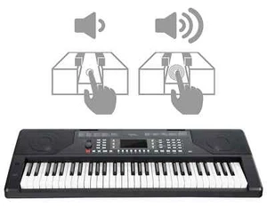 Zeitloses Keyboard mit Anschlagdynamik & toller Einsteiger Lernfunktion schwarz - Bild 1 von 9