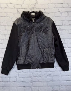 Pelle Pelle  Jacket women size Large Black , wool and polyester - Picture 1 of 16