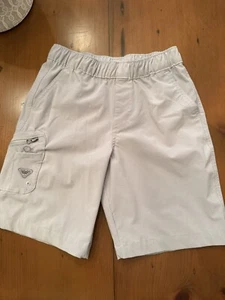 Columbia PFG Boy's Terminal Gray Tackle Cargo Shorts Size M (10-12) - Picture 1 of 4