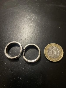 Pendientes de aro con bisagras Thomas Sabo plata PVP £150+ idea de regalo 925 - Imagen 1 de 5