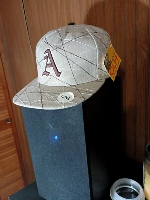 Gorra ajustada de pico plano inspirada en el hip hop de los Atlanta Braves L XL sombrero ropa de calle Y2K Foto 1 de 4