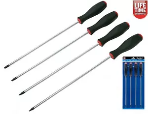 Bluespot Extra Long Torx Star Screwdrivers Set T15 T20 T25 T30 Magnetic Tip - Picture 1 of 2