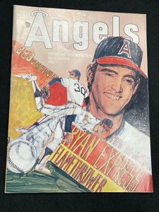 California Angels 1974 scorecard - Ryan on cover 383 Strikeouts - Still a record - Picture 1 of 4