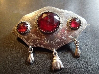 VINTAGE OLD HADMADE BROOCH STAMPED SIGNED BY MAKER NORTH OF SWEDEN - SAMI ?? - Image 1 of 4