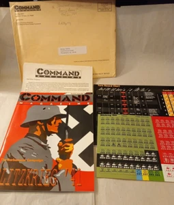 Command Magazine #1 - Blitzrieg '41 - Unpunched Magazine & Game - Picture 1 of 12