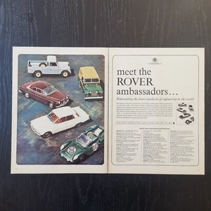1963 Rover / Land Rover - Original AD 27x34 Advertising Vintage Advertising - Picture 1 of 1