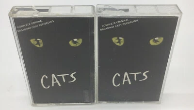 Cats Complete Original Broadway Cast Recording Cassette Tape Set (2) 1981  - Image 1 of 3