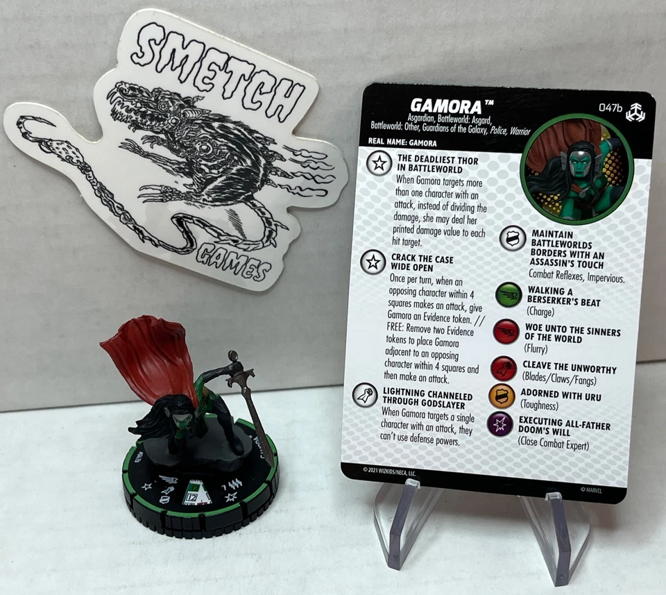 WOTR 047b Gamora - Super Rare PRIME Figure - Marvel Heroclix - War of the Realms - Image 1 of 1