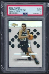 Emanuel ""Manu"" Ginóbili 2002 Topps mejor refractor de radiocontrol / 250 PSA 9 Hof 22 Spurs - Imagen 1 de 3