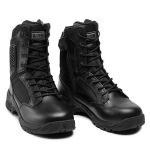 Magnum Strike Force 8.0 combat boots leather tactical duty hiking footwear black - Picture 1 of 5