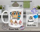 I Run On Coffee And Choas Gnomes Personalized Coffee Mug For 11oz Ceramic Mug