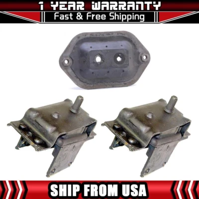 3 X Kit de Montagem de Motor e Transmissão para Cadillac Deville 7.7L 472 Motor 68-1974 - Imagem 1 de 4