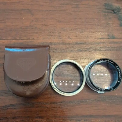 HEIDOSMAT ROLLEINAR 2 CLOSE UP LENS + FILTER BAY II R2 RII GERMANY - Image 1 of 4