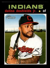 2020 Topps Heritage Delino DeShields Jr. #524 Cleveland Indians