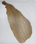 Solid Parota Wood Sri Lankan Map Shaped Cutting Board Food Grade Varnished 