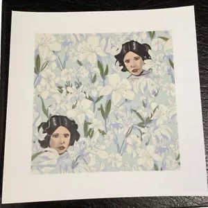 Society6 Princess Leia Mini Art Print NEW - Picture 1 of 4