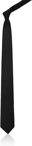 ELEGANT Black Handmade Skinny Woven Slim Tie - Picture 1 of 7