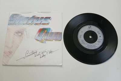 STATUS QUO SOMETHING 'BOUT YOU BABY I LIKE VINYL 7" SINGLE VERTIGO 1980 EX COND - Image 1 of 2