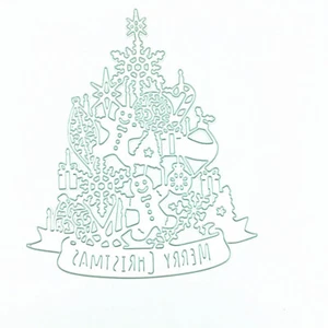 Christmas Tree Metal Cutting Dies DIY Scrapbooking Craft Stencil Embossing DIY A - Picture 1 of 5