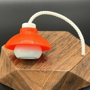 Little Tikes Blue Roof Dollhouse Replacement Part: Orange Hanging Pendant Lamp - Picture 1 of 3