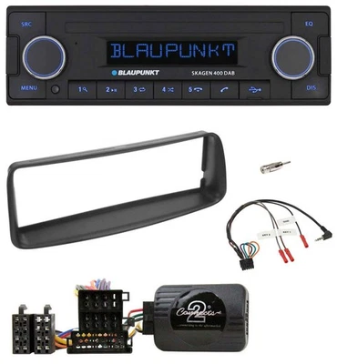 Blaupunkt DAB USB Bluetooth Lenkrad Autoradio für Peugeot 206 CC 1998-2002 - Bild 1 von 4