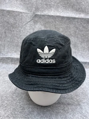 Adidas Sombrero Cubo Gorra Adulto Talla Única Negro Algodón Poliéster Playa Campamento Aire Libre Foto 1 de 4