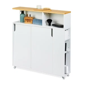 Nischenschrank Rollwagen Nischenwagen Bad-Rollwagen Toilettenregal Badezimmer - Bild 1 von 9