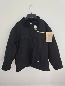 Berne Heritage Duck Chore Black Cotton Canvas Hunting Mens Work Jacket Coat XL - Picture 1 of 10