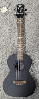 Luna Model UKE VMT BKS Tenor Acoustic Mahogany Black Satin Finish Ukulele - Image 1 of 4