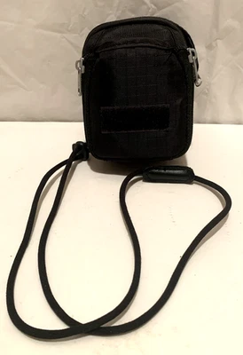 Samsonite Small Multi Zippered Camera/Accessory Bag ~ 4” X 3 1/2” ~ W/ Strap - Image 1 of 4