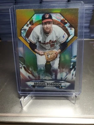 2022 Topps Chrome Update Series - Diamond Greats Chrome Brooks Robinson #DGC-28 - Image 1 of 2