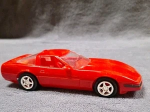 1994 CHEVROLET CORVETTE ZR-1 - TORCH RED - AMT ERTL 1/25 GM DEALER PROMO CAR 7" - Picture 1 of 11