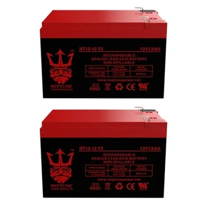Neptune Brand NT12120 12V 12Ah Replacement Battery for Pride Mobility Go Go B... - Picture 1 of 9