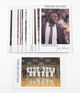 Juego de equipo de baloncesto Georgetown Hoyas 1985-86 (16) - Imagen 1 de 3