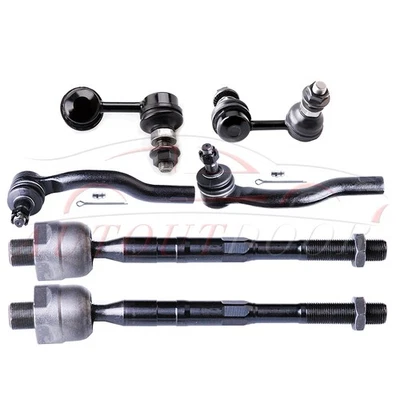 For 2004-2010 Infiniti QX56 Set  Of 6 Front Tie Rod Ends Rear Sway Bars Kit Foto 1 de 4