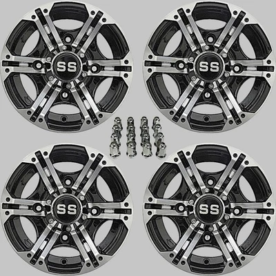 POLARIS RANGER 500 12" VIPER M/B ATV / UTV ALUMINUM WHEELS (SET 4) POL3CA - Image 1 of 4