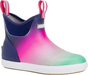 Xtratuf Women's 6 Inch Ankle Deck Boot - Purple Aurora, Size 9W US - Picture 1 of 8