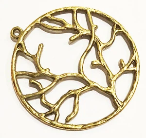 6 Tree of Life Pendants 40mm - Picture 1 of 11