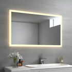 EMKE Badezimmerspiegel mit LED Beleuchtung Wandspiegel 50x70/60x80/100x60/120x60
