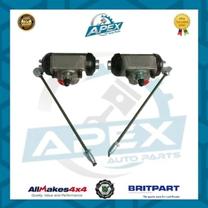 RHS & LHS FRONT WHEEL CYLINDERS & BRAKE PIPES FOR LAND ROVER SERIES SWB 2,2A & 3 - Picture 1 of 1